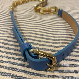 COPY - J McLaughlin blue and gold belt